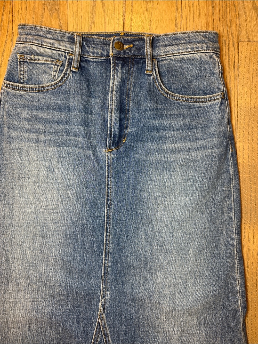 Joe’s The Elyssa Blue Denim Midi Maxi Women’s Skirt Size 26 - Picture 5 of 14